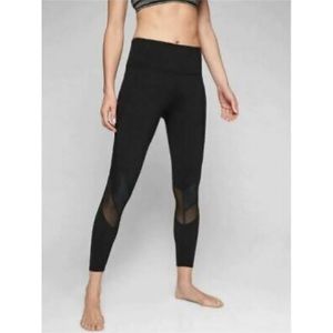 Athleta Salutation Mesh Shine Leggings